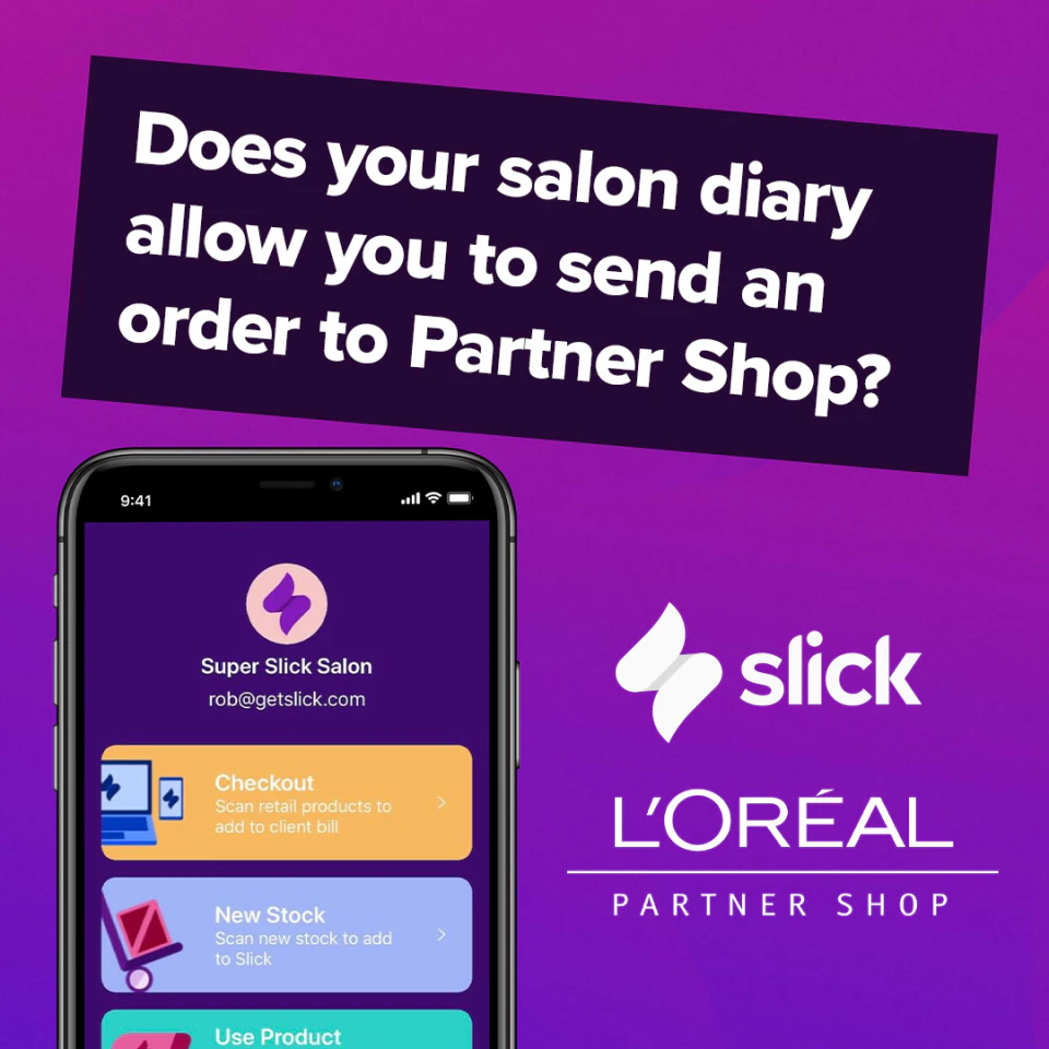 screenshot of Slick for Salon